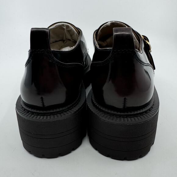 Sam Edelman Lora Flat Slip On Platform Loafers Lug Heel Espresso Womens Size US6 - Picture 10 of 11